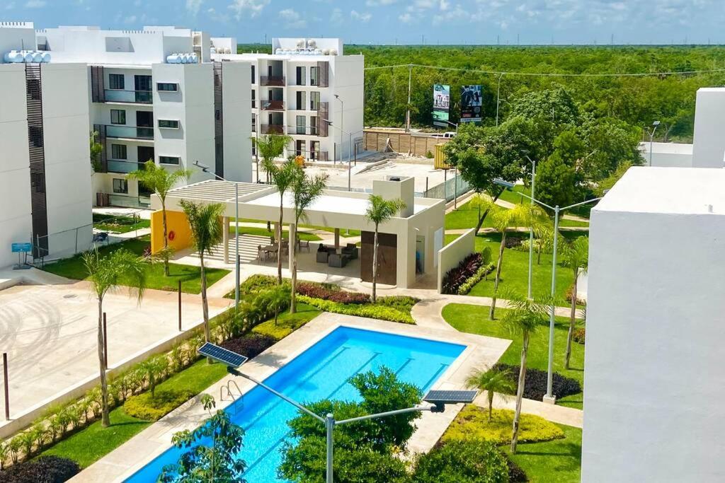 Coquillage B Apartment Cancún Exterior foto