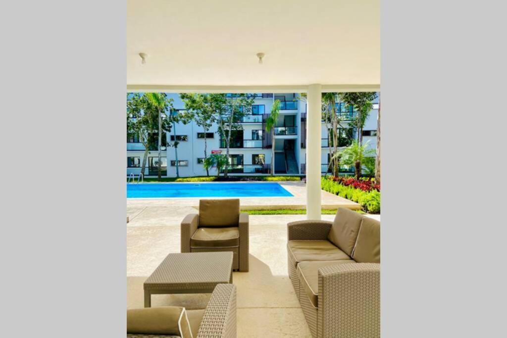 Coquillage B Apartment Cancún Exterior foto