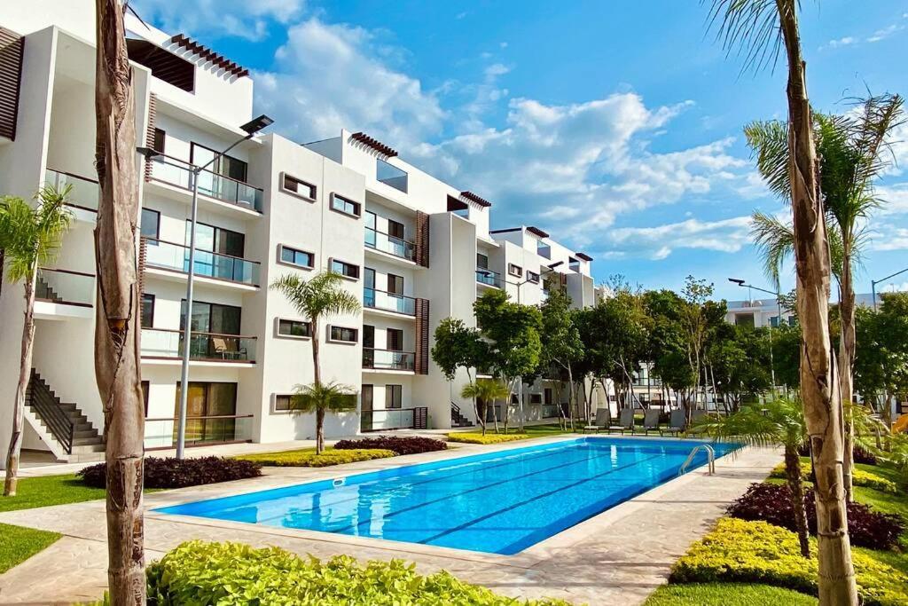 Coquillage B Apartment Cancún Exterior foto