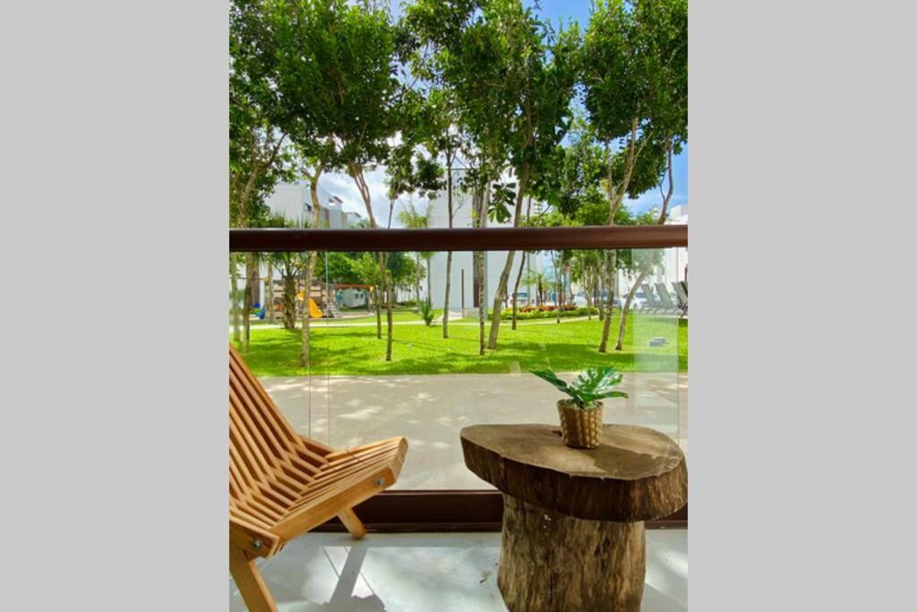 Coquillage B Apartment Cancún Exterior foto