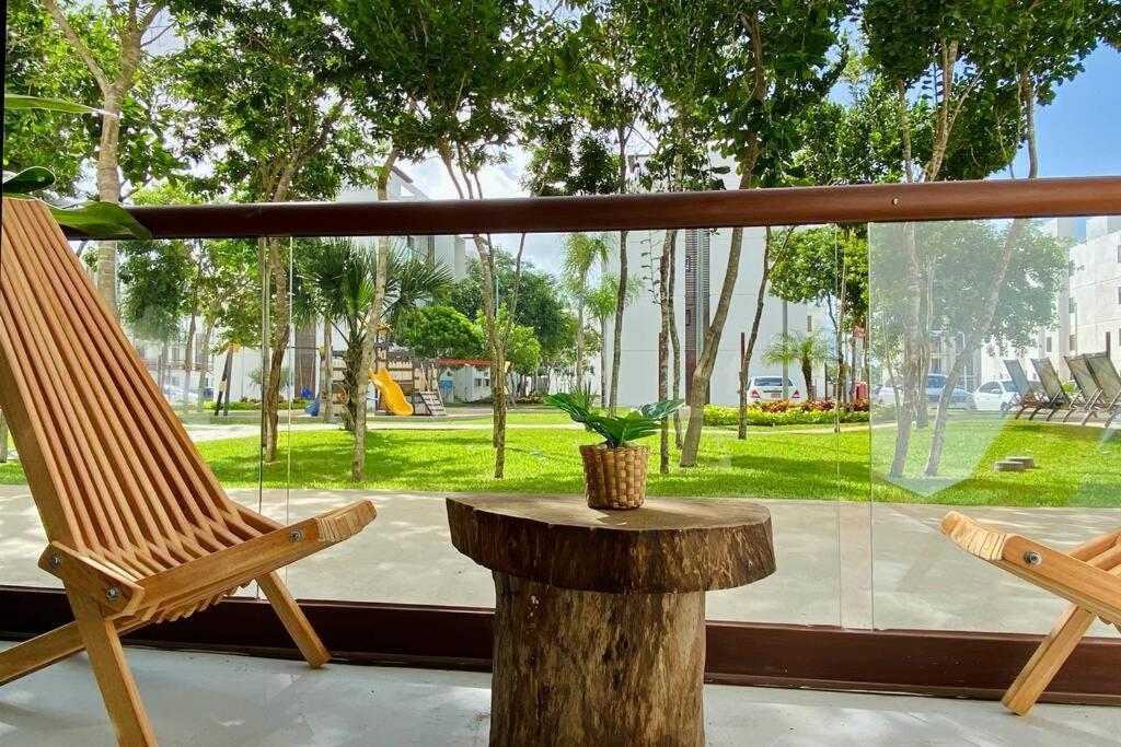 Coquillage B Apartment Cancún Exterior foto